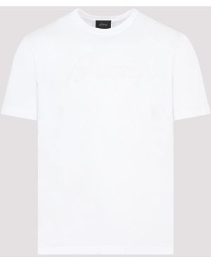 Brioni Cotton T-Shirt - White