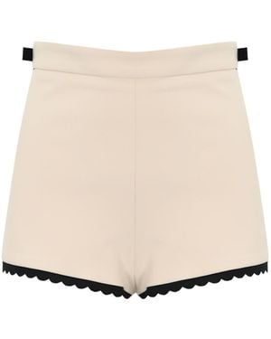 Elisabetta Franchi Butter Shorts - Natural