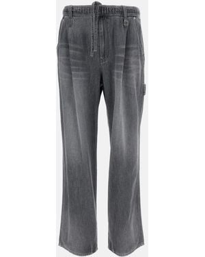 WOOYOUNGMI Denim With Drawstring - Grey