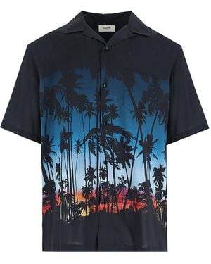 Celine Hawaiian Shirt - Blue