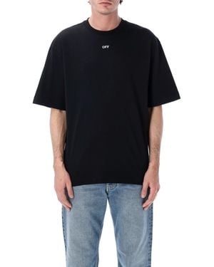 Off-White c/o Virgil Abloh Chain Araldic Arrow Cotton T-Shirt Tshirt - Black