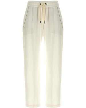 Brunello Cucinelli Cotton Sweatpants (Workout Pants) - White