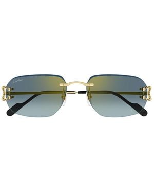 Cartier Ct0468S Signature C De Sunglasses - Green