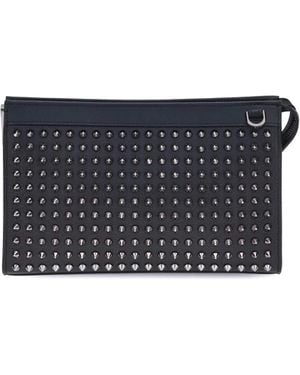 Christian Louboutin Studded Shoulder Bag - Blue