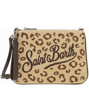 MC2 Saint Barth Shoulder Bag Parisienne Straw Raffia - Metallic