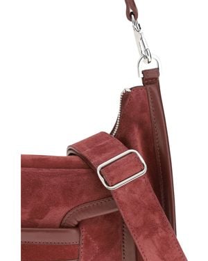 Pierre Hardy Shoulder Bag Alpha Day Miss Calf Leather - Red