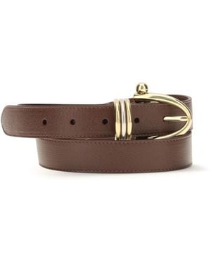Chloé Bracelet Belt Calf Leather Bos Taurus E Braces - Brown