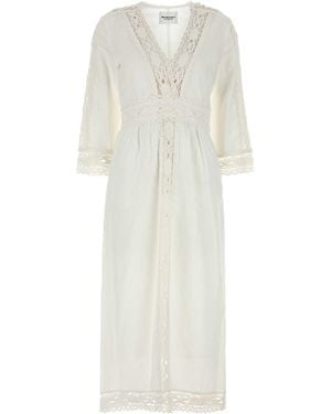 Isabel Marant Linen Blend Veona Dress - White