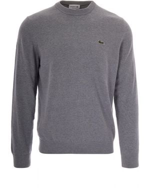 Lacoste Crewneck Sweater - Gray