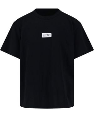 MM6 by Maison Margiela Numeric T-Shirt - Black