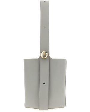 Loewe Pebble Medium Bucket Bag - White