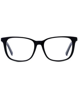 Dior Eyeglasses Square Full Rim, Shiny Frame And Clear Demo Lenses Lens Spiritos2I1000 - Brown