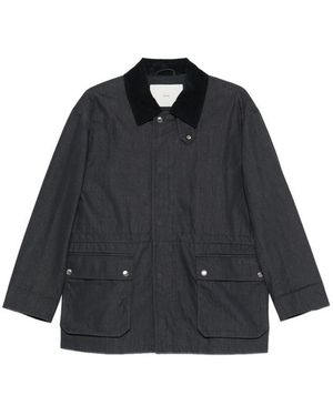 DUNST Flap-Pocket Collar Jacket - Blue
