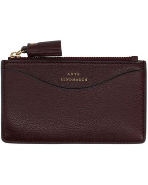 Anya Hindmarch "Peeping Eyes" Wallet - Brown