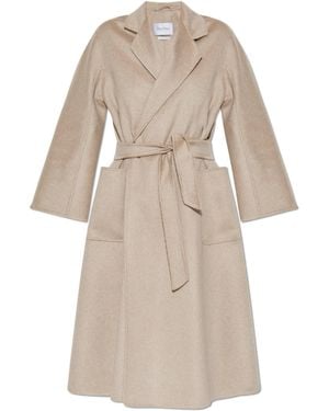Max Mara Cashmere Coat Ludmilla - Natural