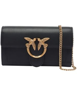 Pinko Love One Chain Wallet - Blue