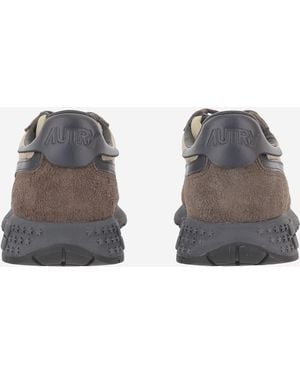 Autry Sneakers Reelwind Leather Sneakers - Gray
