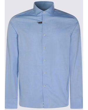 Canali Light Cotton Shirt - Blue