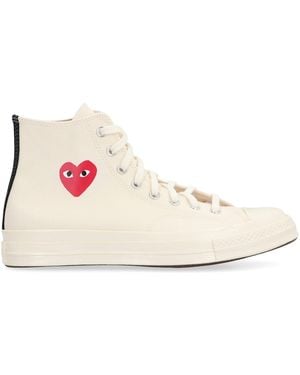 COMME DES GARÇONS PLAY Small Heart Hi Top - Pink