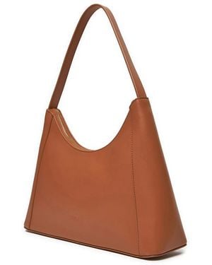 Furla Diamante Logo Shoulder Bag - Brown