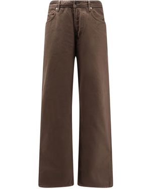 Stone Island Loose Fit Denim Jeans - Brown