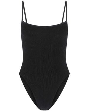 Hunza G Stretch Nylon Pamela Swimsuit - Black