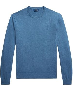 Ralph Lauren Cotton And Cashmere Sweater - Blue