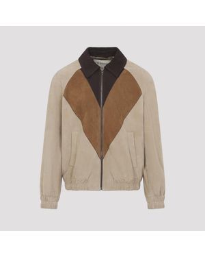 Valentino Leather Jacket Goat Skin - Natural