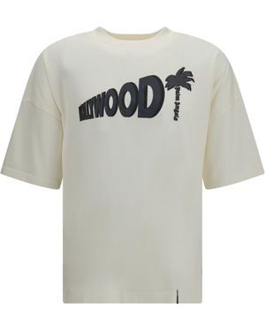 Palm Angels Sunset Blvd Palm T-Shirt Off - Grey