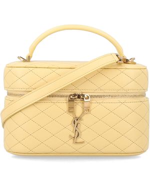 Saint Laurent Gaby Vanity Bag Lambskin Shoulder - Metallic