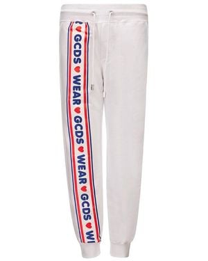Gcds Cotton Joggers Workout Pant - White