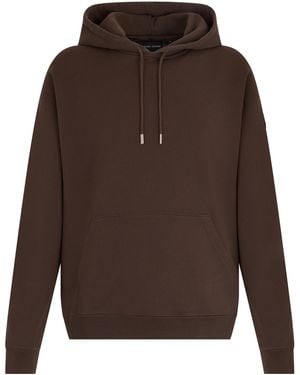 Canada Goose Hooded Sweatshirt Cotton Hoodies - Brown