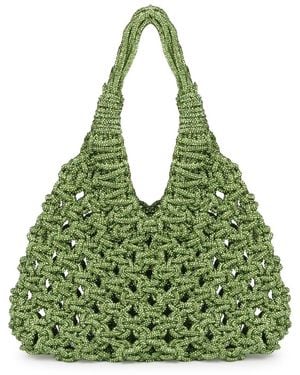 HIBOURAMA Handbag Vannifique Small With Crystals Resin Handbags - Green