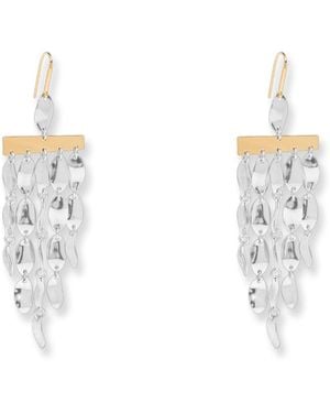 Isabel Marant Brass Earrings - White