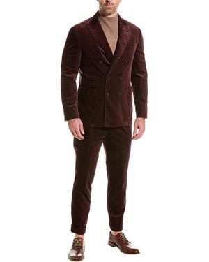 Brunello Cucinelli 2pc Corduroy Suit - Brown
