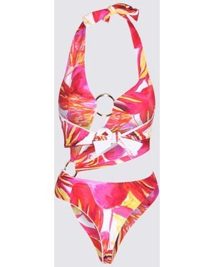 Louisa Ballou Hot One Piece Beachwear - Red