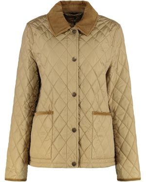 Burberry Padded Nylon Jacket Polyamide Trench & Raincoats - Natural