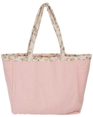 Emile Et Ida Tote Bag The Organic Cotton Handbags - Pink