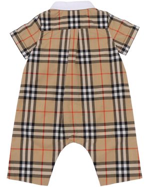 Burberry Nb Overalls Cotton Dungarees - Black