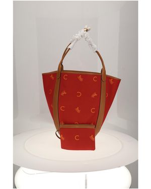Celine Bucket Bag- Cotton - White