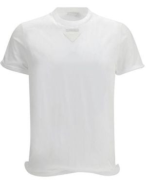 Prada Cotton T-Shirt - White