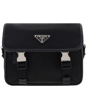 Prada Polyamide Shoulder Bag - Black