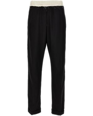 Wales Bonner 'Seine' Trousers - Black