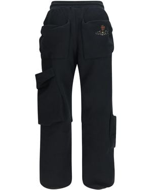 Vivienne Westwood Sweatpants Achilles Cotton Pants - Black