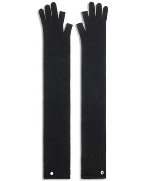 Rick Owens Wool Oves Aries Gloves - Black