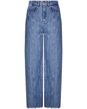 Marques'Almeida Denim Seam Lines Boyfriend Jeans - Blue