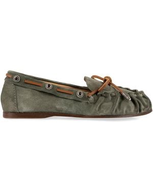 Sartore Suede Loafers - Green