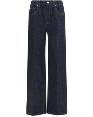 Brunello Cucinelli Blue Cotton Jeans Denim