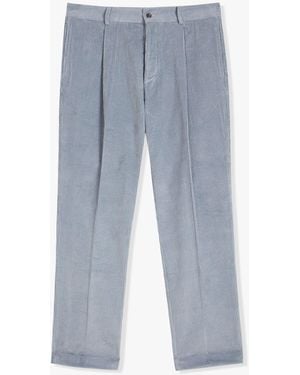 Doppiaa Aantioco Velvet Trousers - Blue