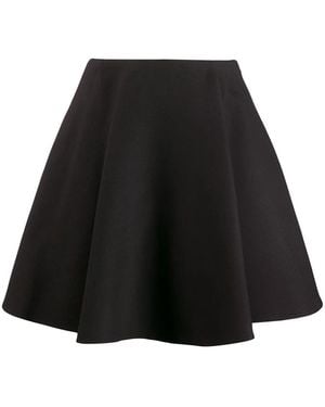 Valentino Crêpe Couture Skirt - Black